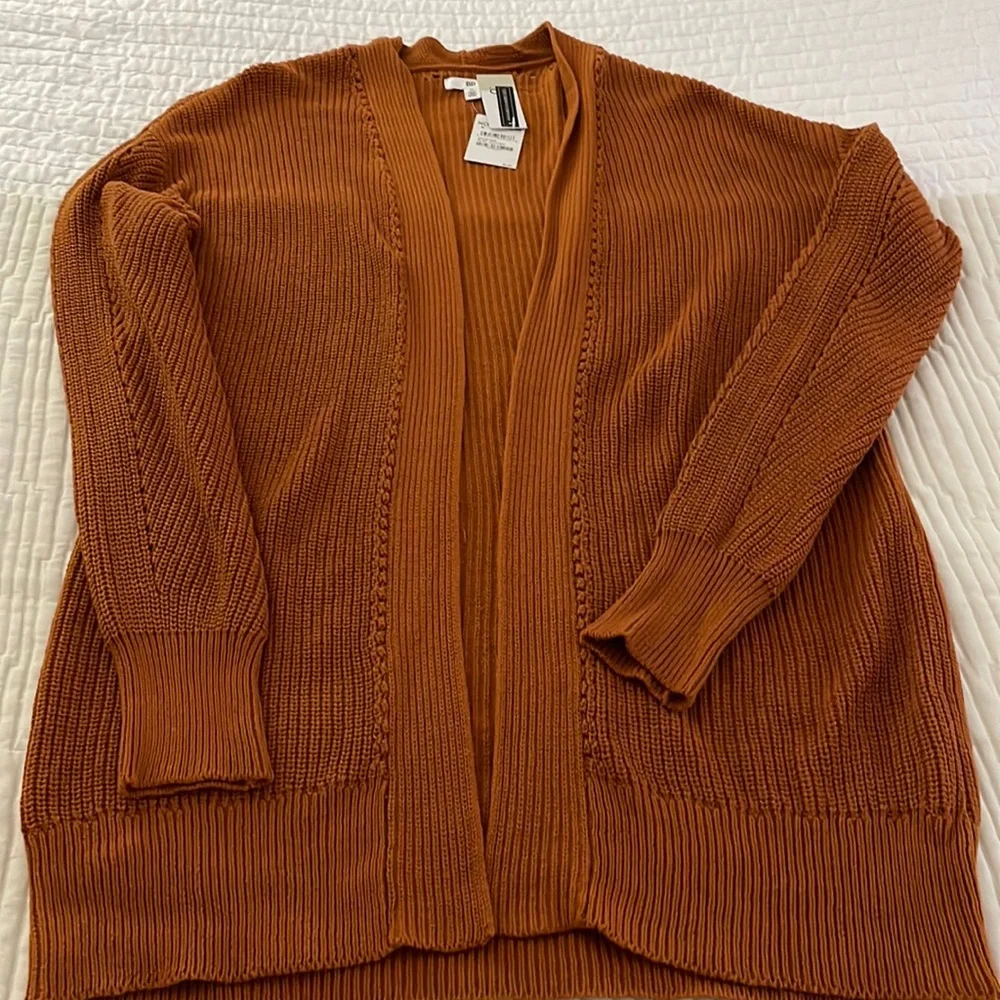 BP Long Open Cardigan Sweater - Picture 1 of 5